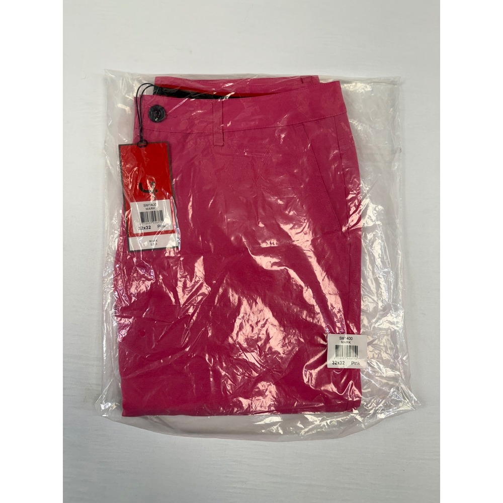 NWT Short Par 4 Pink Mark SM1400 Active Stretch Golf Performance Pants 32x32